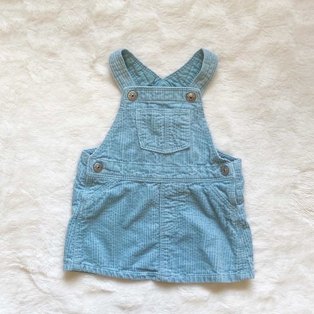 H&M corduroy overall dress 4-6 months